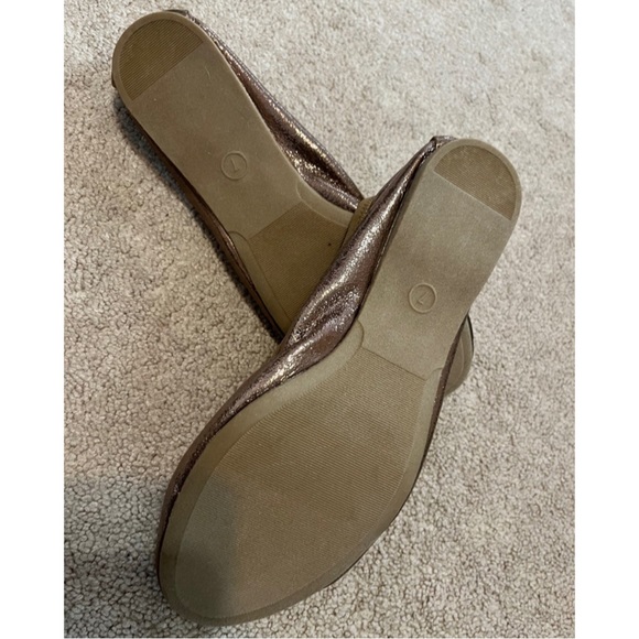 metallic ballet flats - Picture 2 of 2